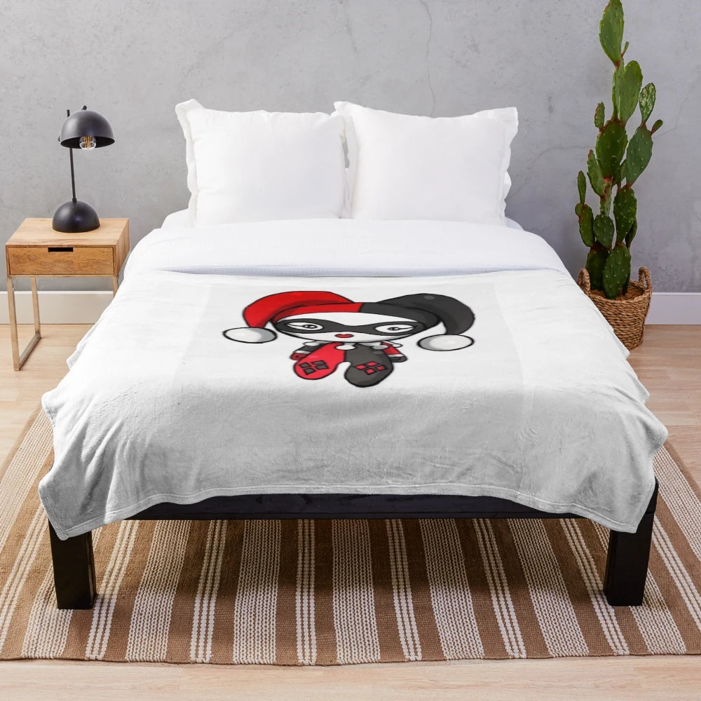 Cinema heroes themed plush blanket