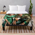 Soft and plush blanket with a cinema-inspired design, perfect for creating a cozy and luxurious home environment.