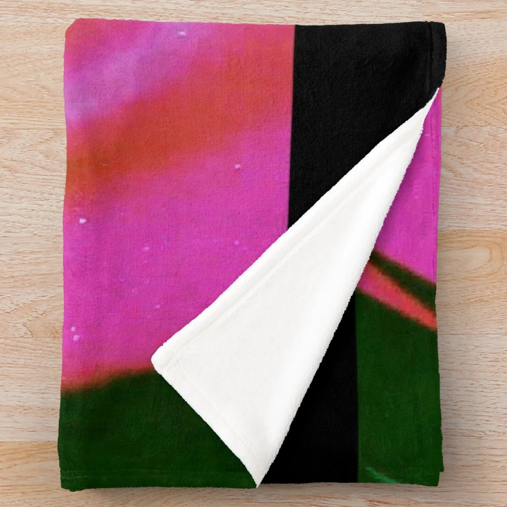 Plush blanket featuring classic cinema imagery for movie enthusiasts