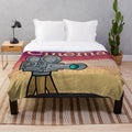 Vintage-Style Plush Cinema Blanket