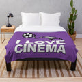 Cozy plush blanket for cinema enthusiasts