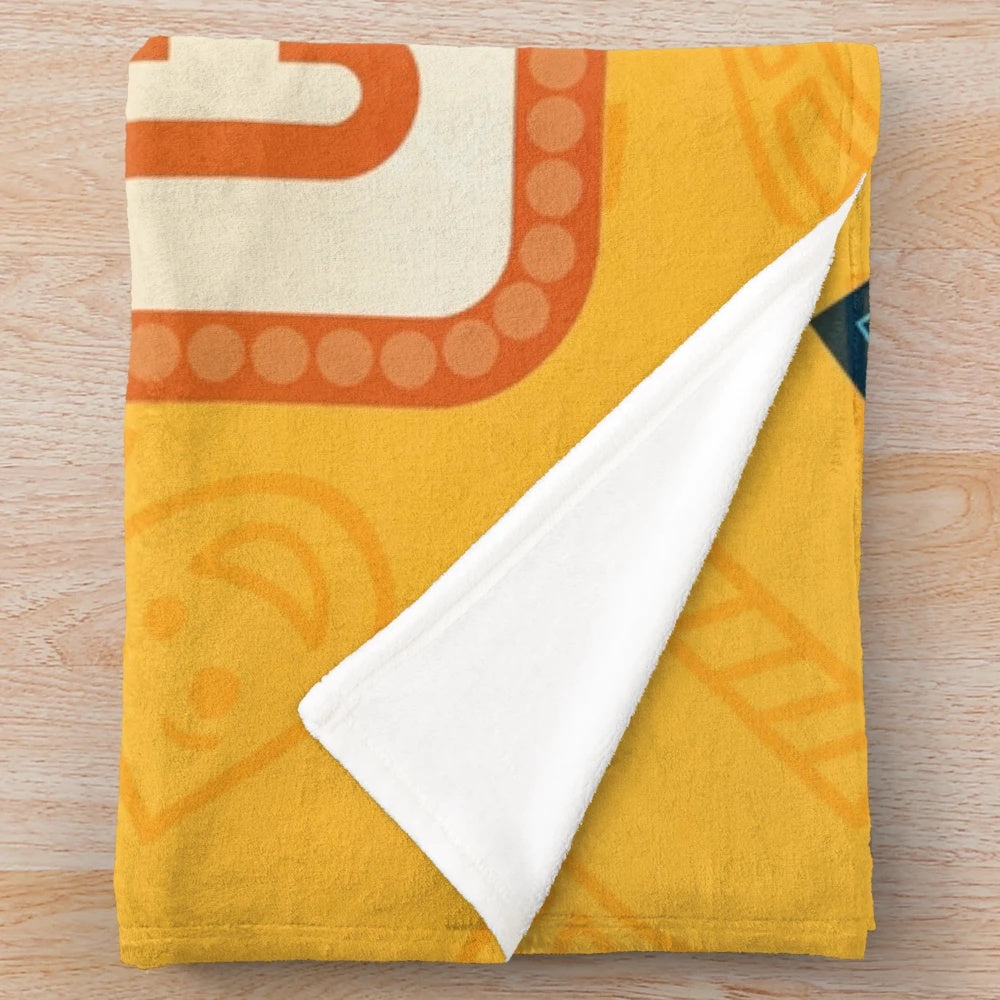 Soft and comfortable plush blanket for cinema and movie lovers