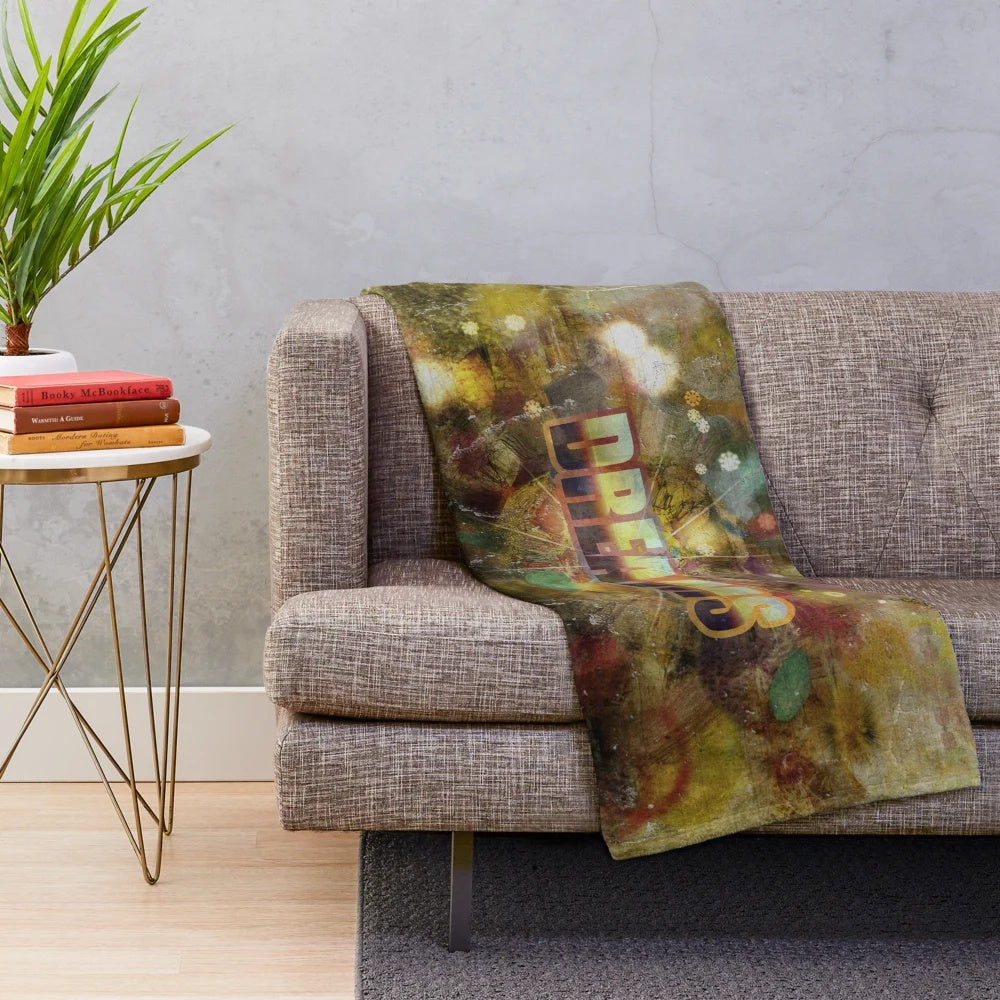 Cozy cinema-themed plush blanket for a comfortable and relaxing movie experience