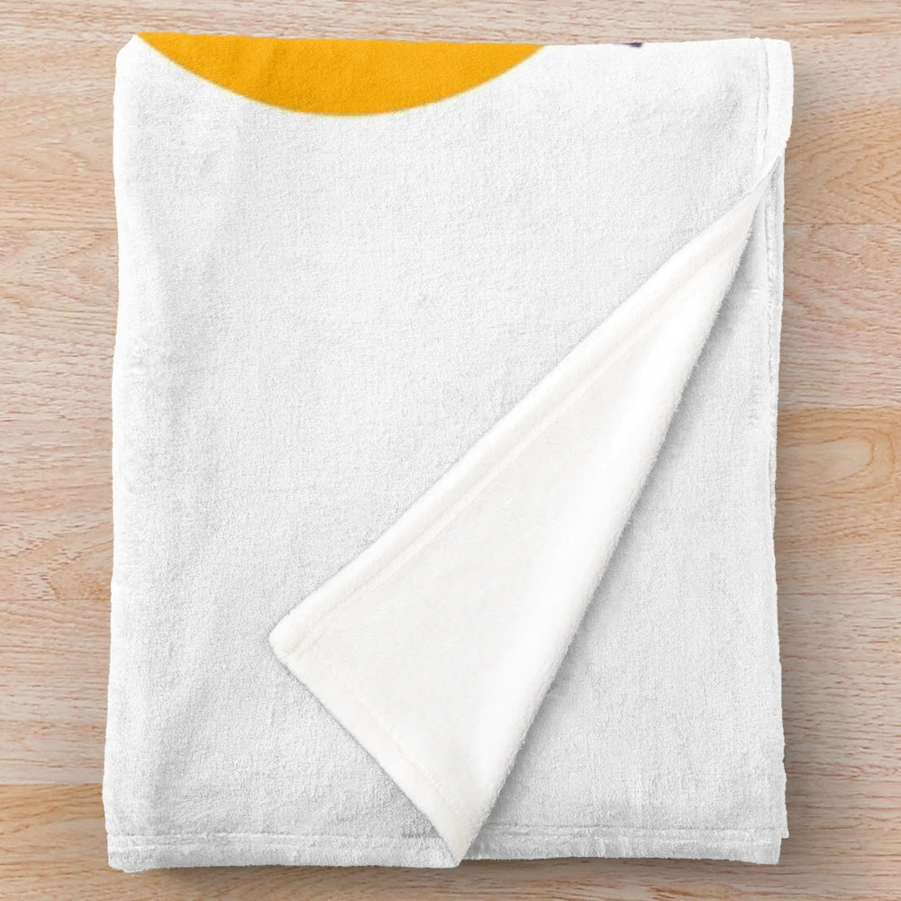 Plush blanket featuring a collage of cinema-inspired elements