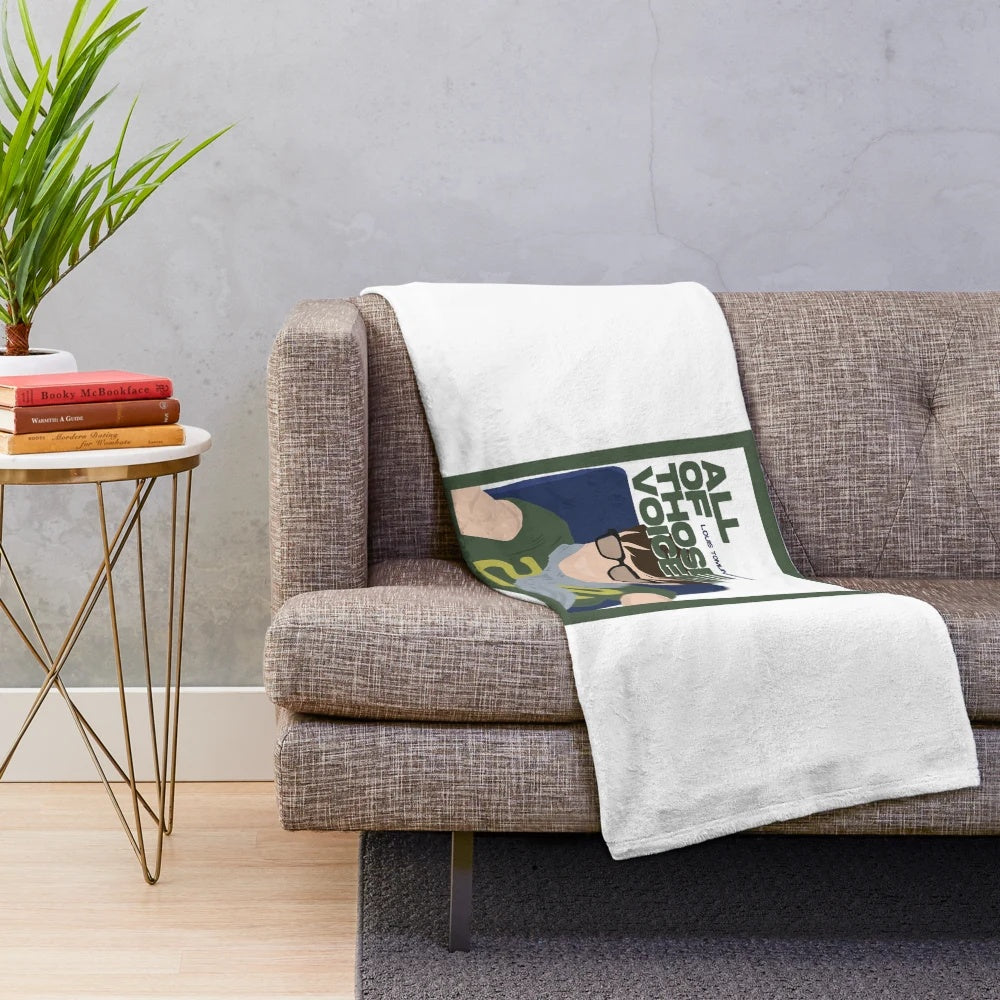 Soft and cozy cinema-themed plush blanket
