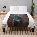Soft and plush cinematic-themed blanket