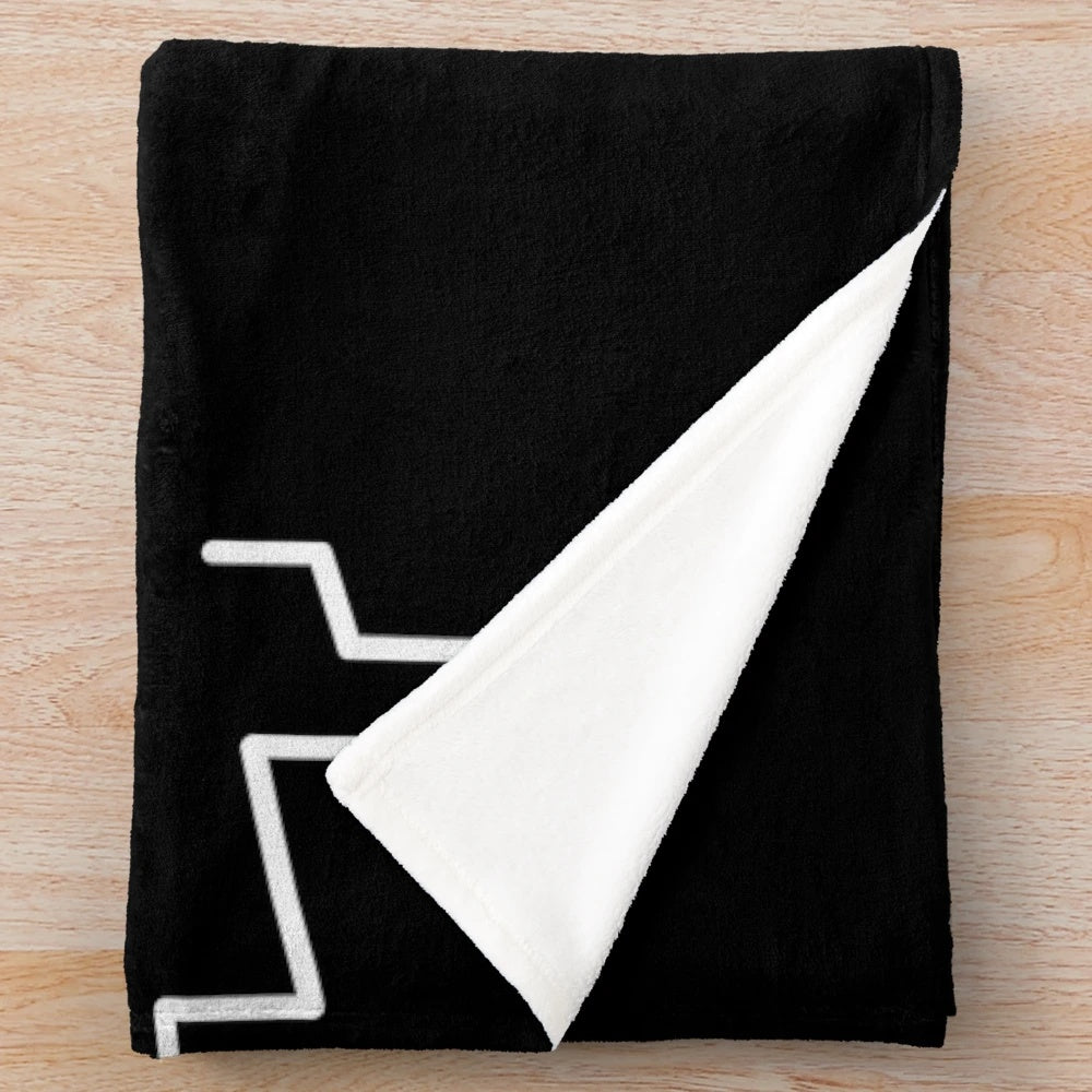 Soft and plush blanket with a cinematic design, perfect for movie enthusiasts