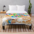 Cinnamon Toast Crunch themed plush blanket