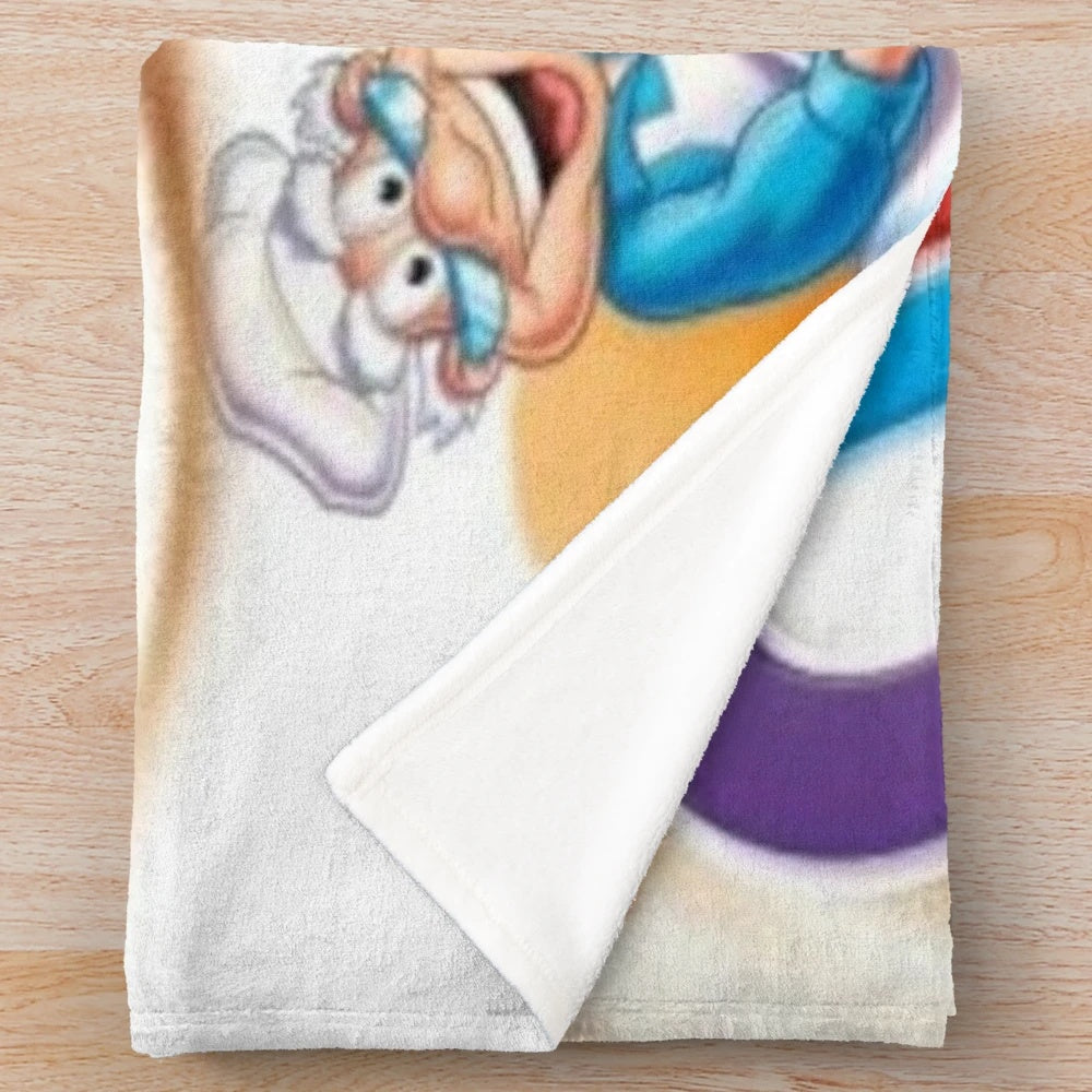 Cinnamon Toast Crunch themed plush blanket