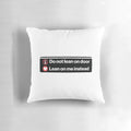 Plush pillow design featuring subway and transit imagery from New York City