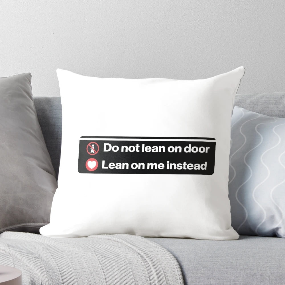 Plush pillow design featuring subway and transit imagery from New York City