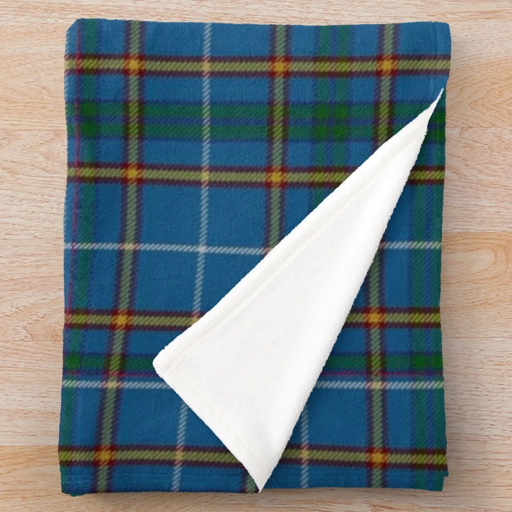 Clan Bain Tartan Plush Blanket