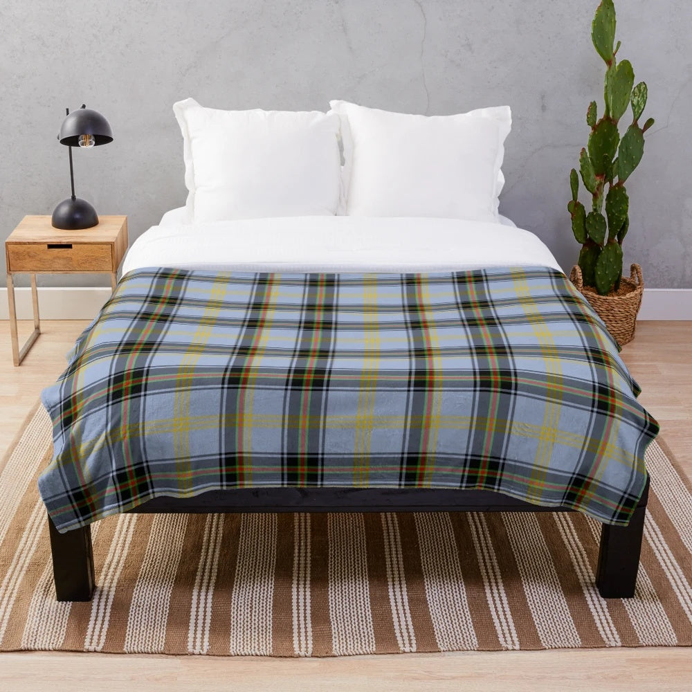 Clan Bell Tartan Plush Blanket