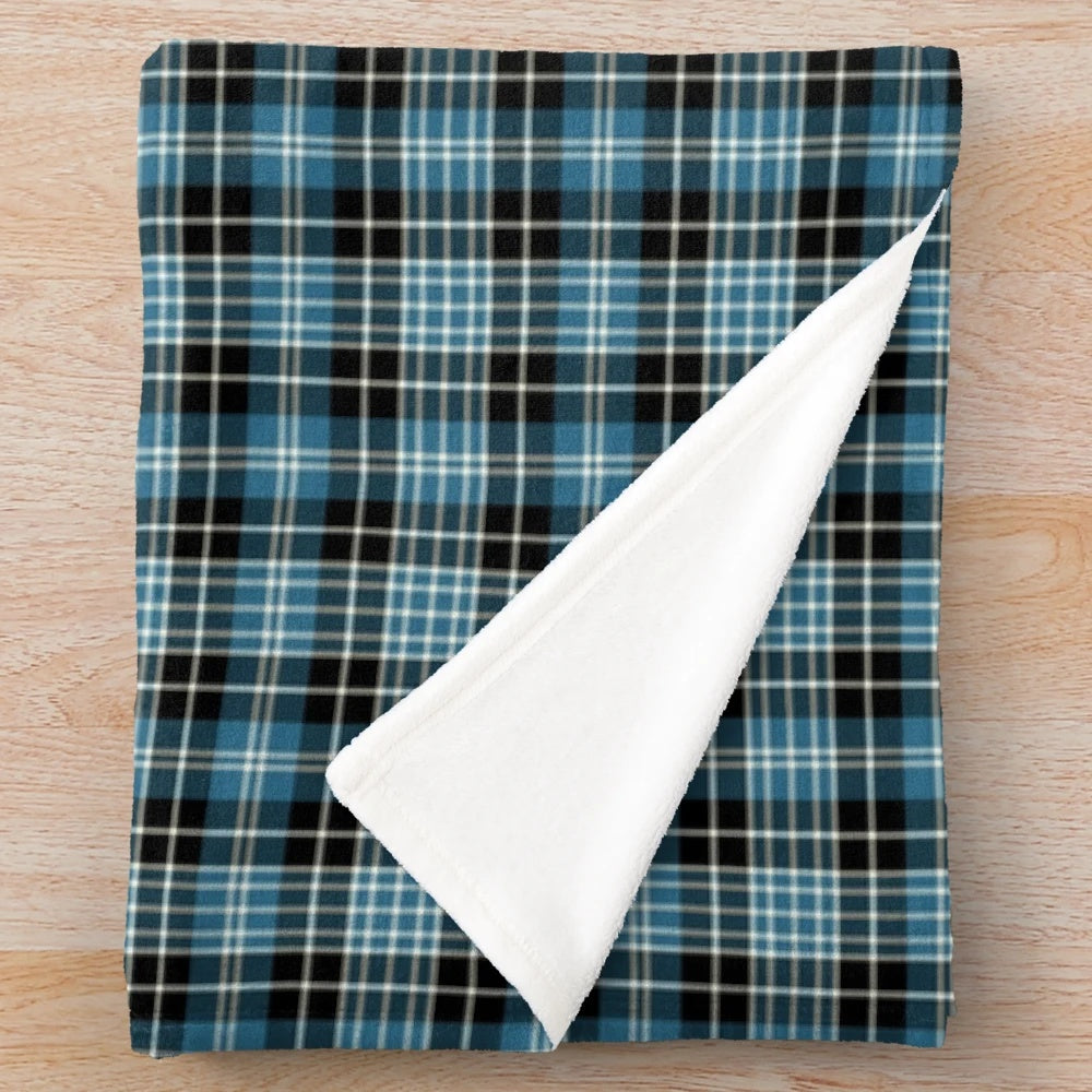 Clan Clark Tartan Plush Blanket