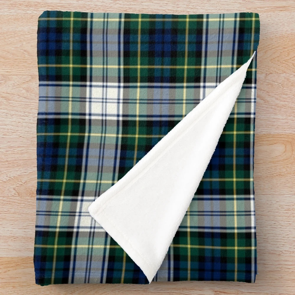 Clan Gordon tartan plush blanket