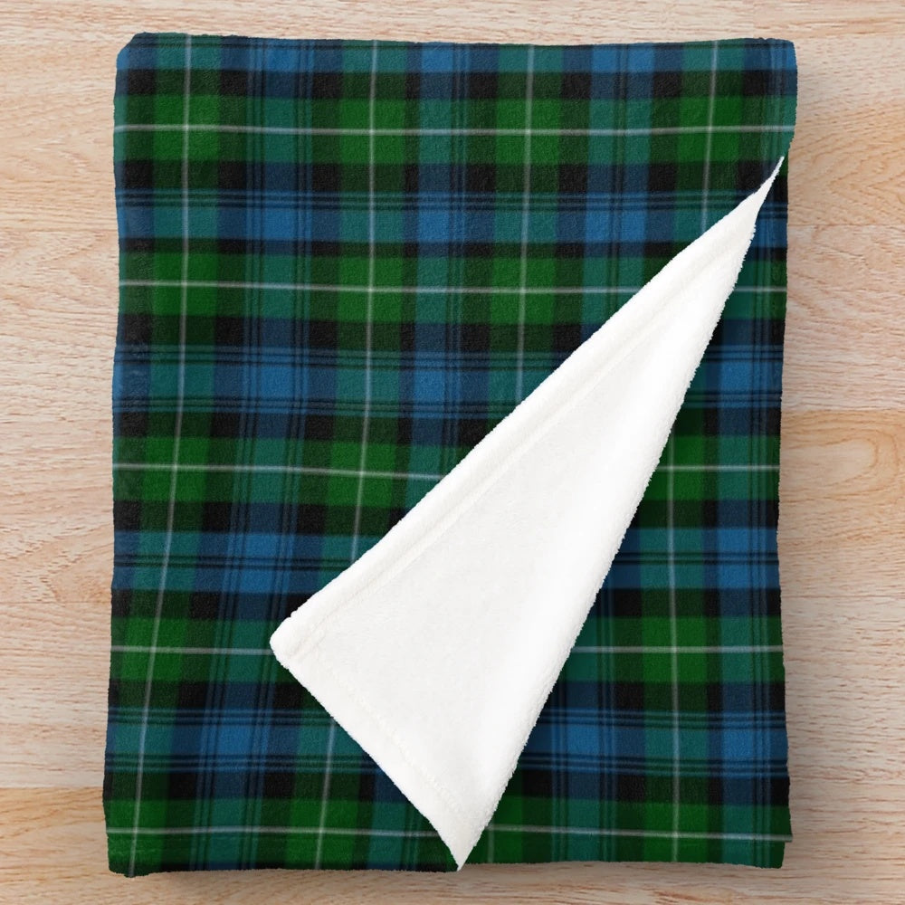 Clan Lamont Tartan Plush Blanket