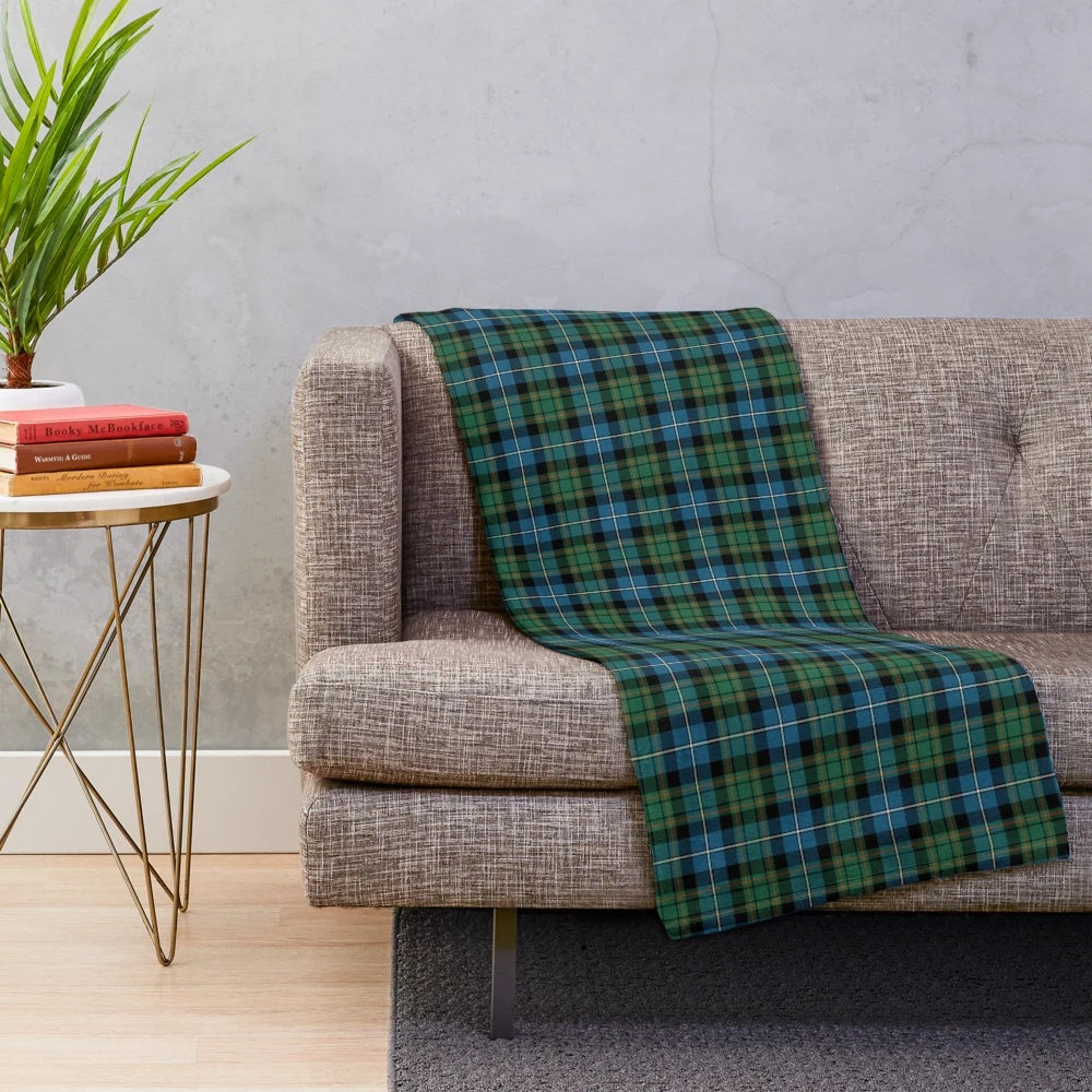 Clan MacRae Hunting Tartan Plush Blanket