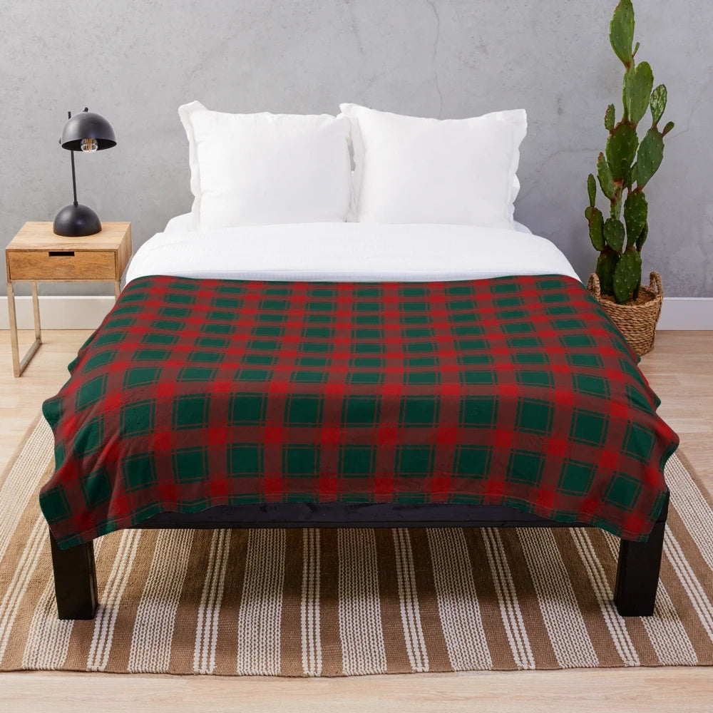 Clan Middleton Tartan Plush Blanket for Cozy Home Decor