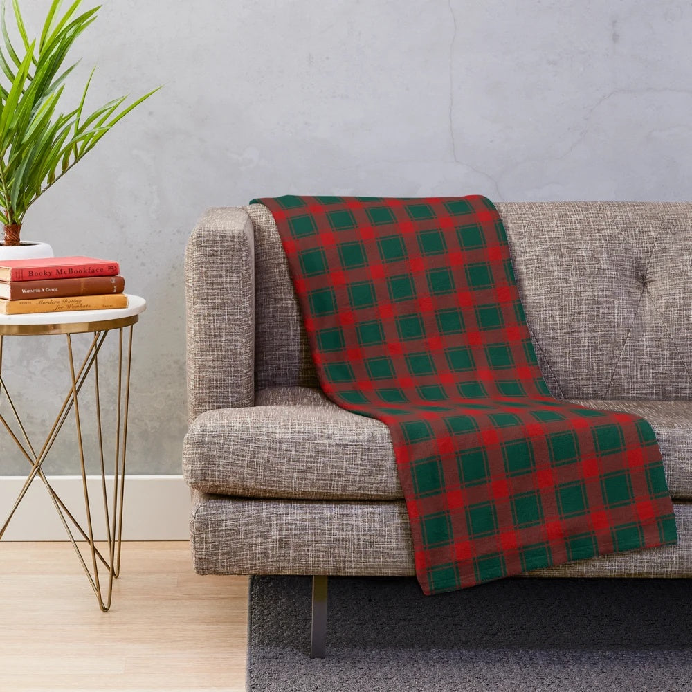 Clan Middleton Tartan Plush Blanket for Cozy Home Decor
