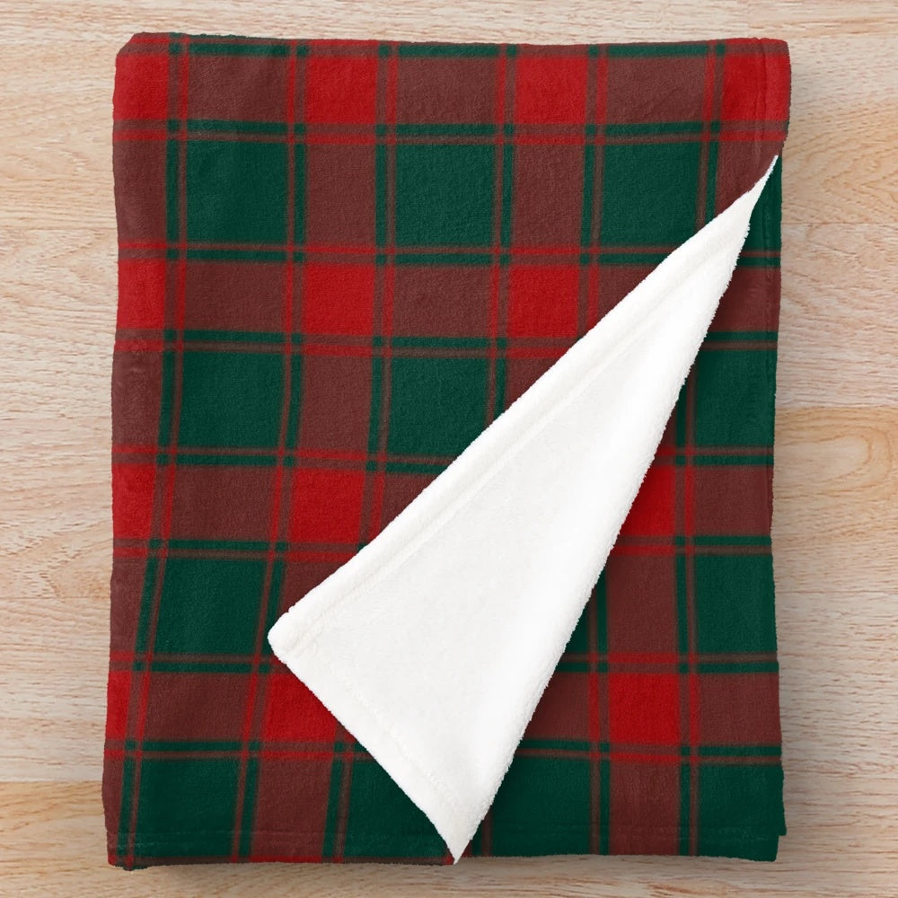 Clan Middleton Tartan Plush Blanket for Cozy Home Decor