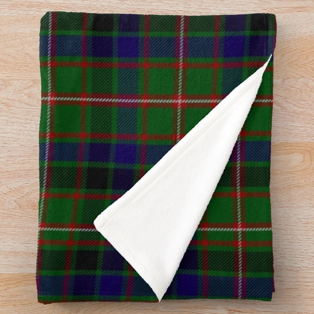 Clan Reid Tartan Plush Blanket - Celebrate Your Scottish Roots