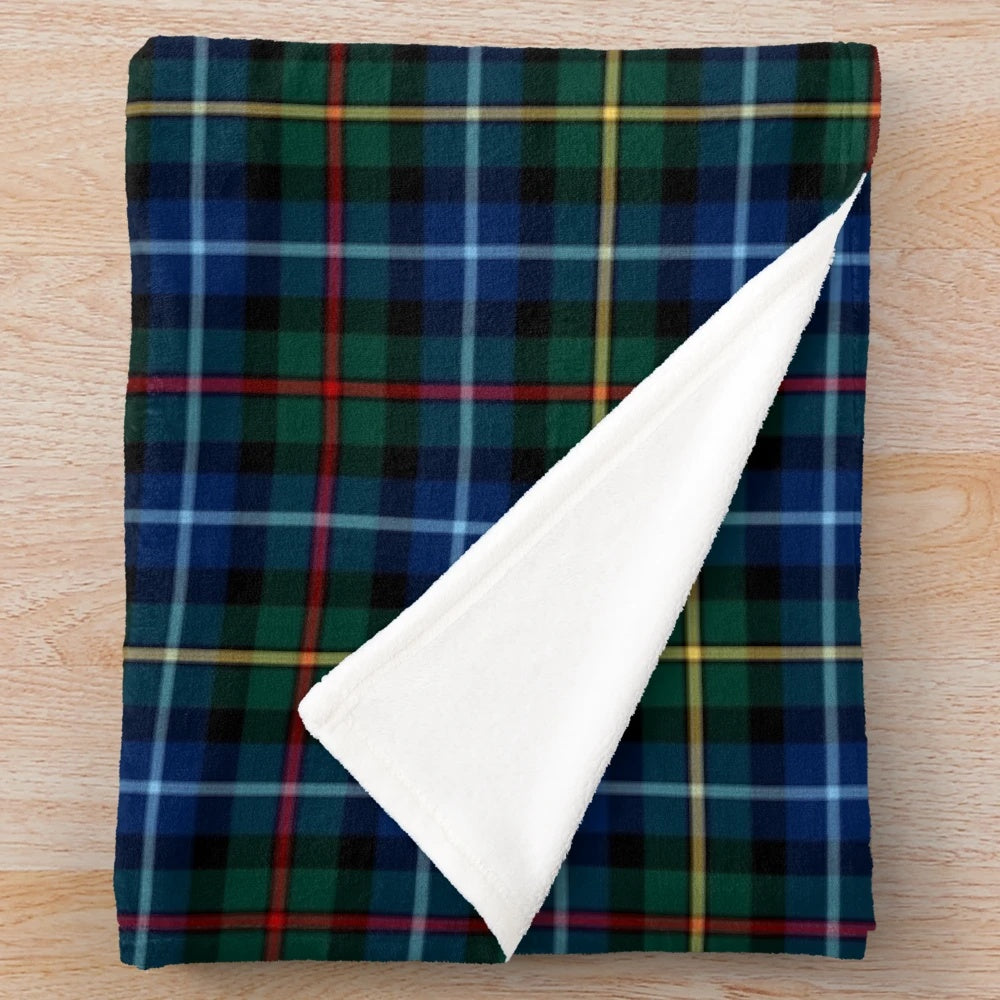 Clan Smith Tartan Plush Blanket with Soft, Cozy Fabric