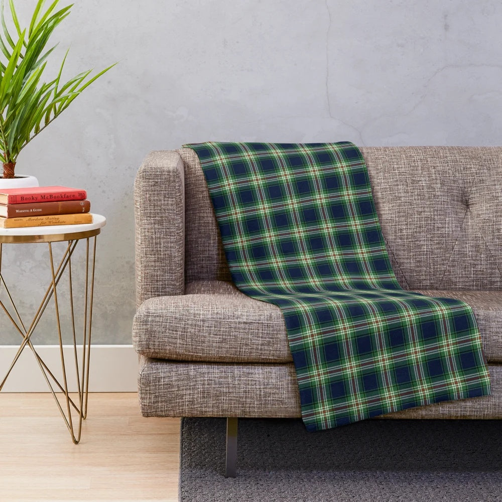 Clan Todd tartan pattern plush blanket