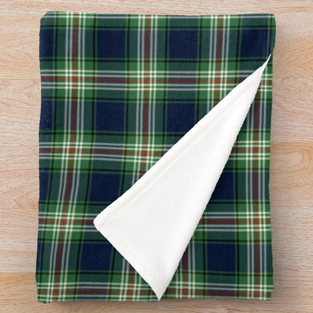 Clan Todd tartan pattern plush blanket