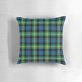 Clan Watson tartan pattern pillow, a stylish Scottish home decor accent