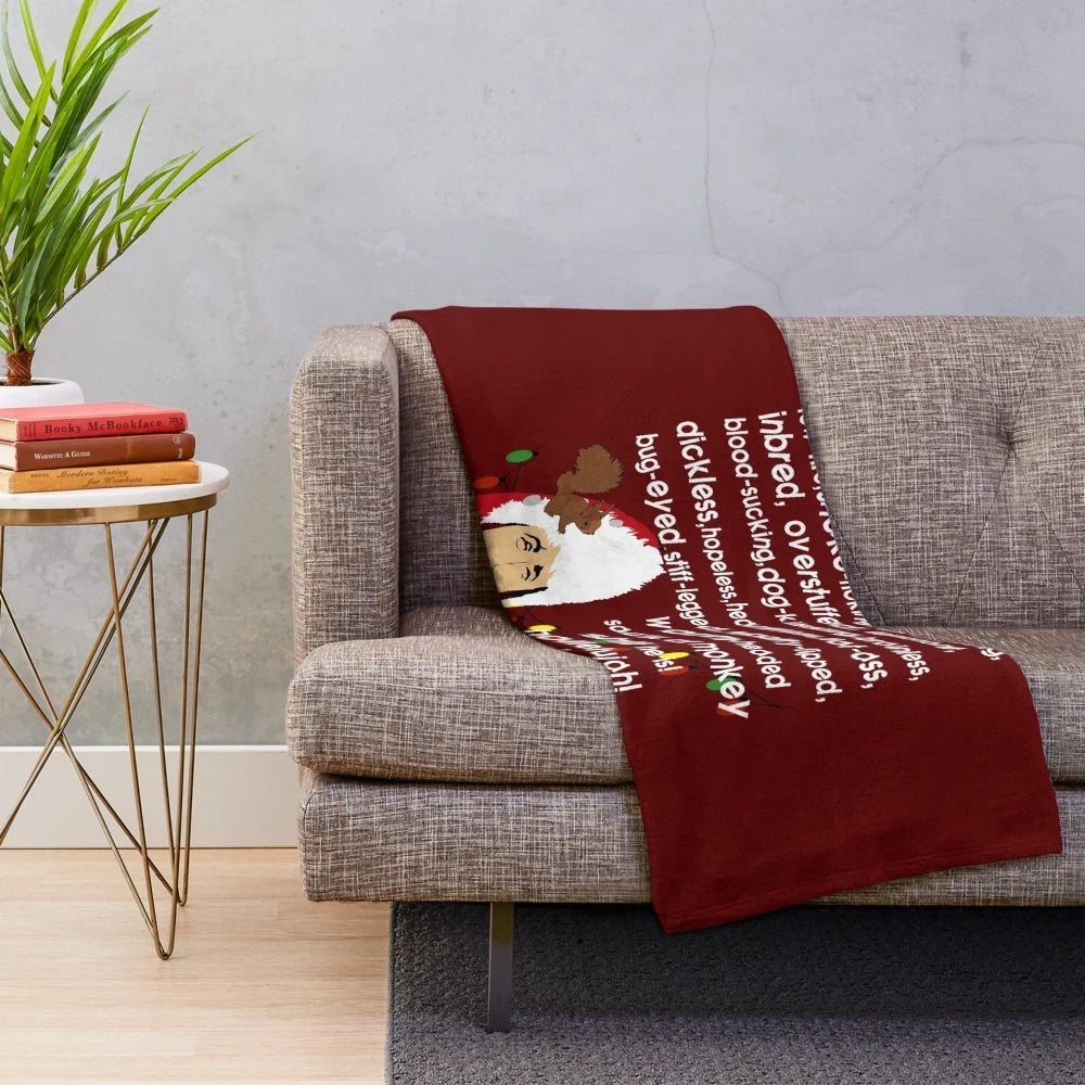 Clark Griswold Inspired Christmas Vacation Plush Blanket