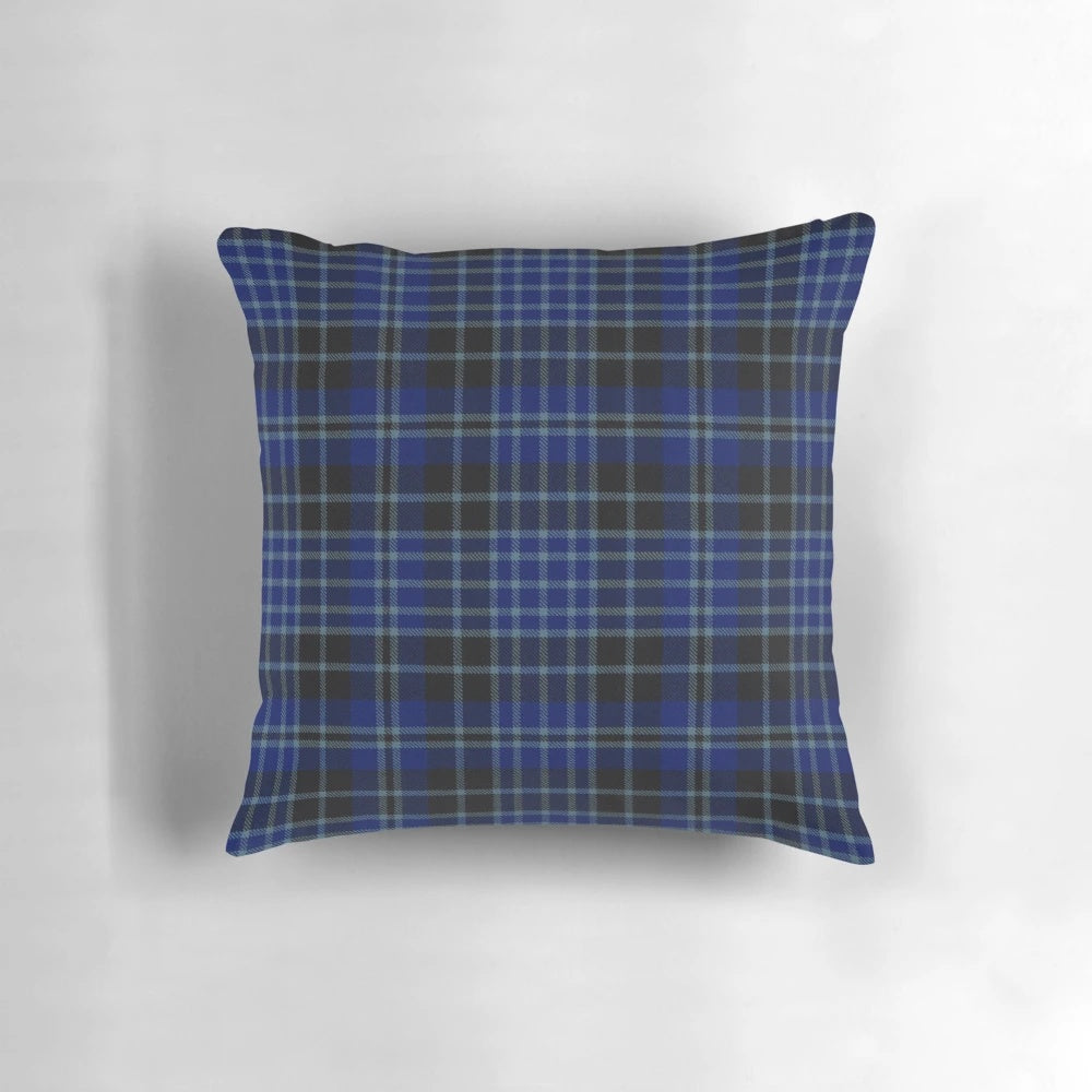 Clark Scottish tartan pattern pillow with a plaid design representing Scottish highland clans