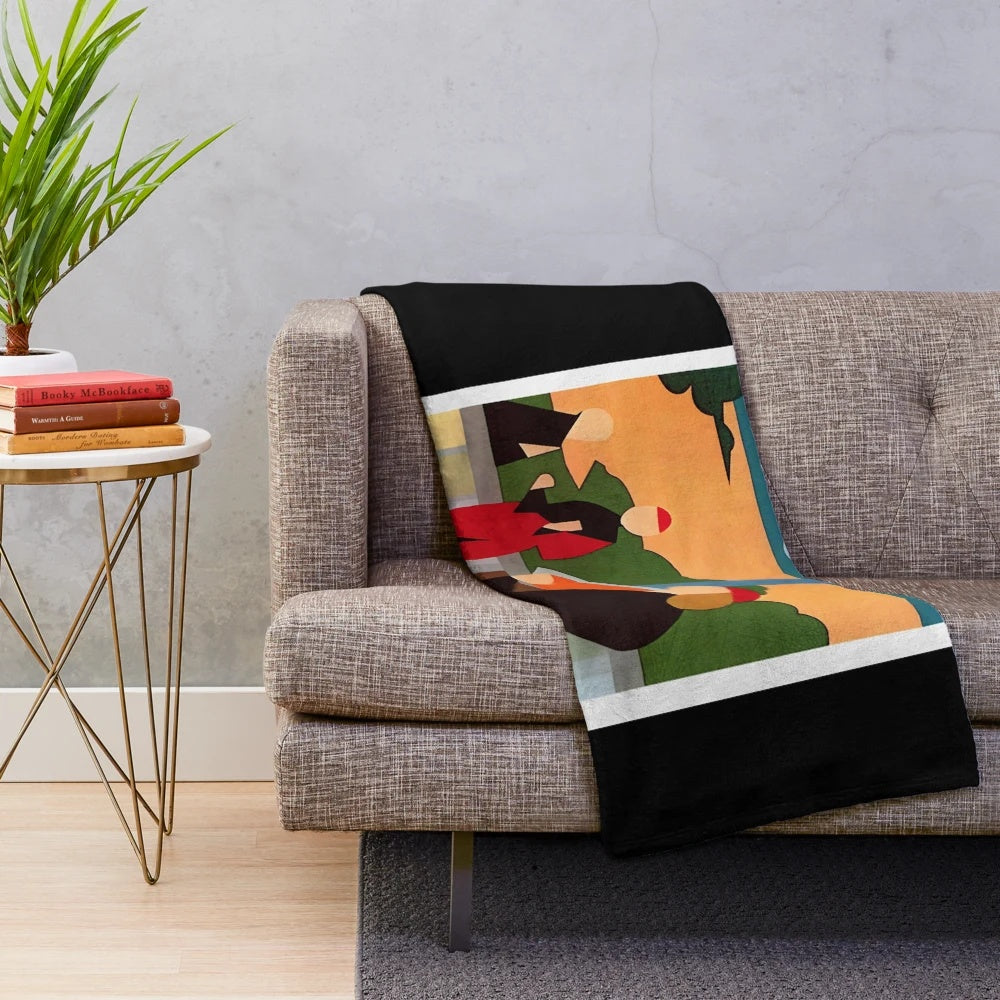 Brian Eno inspired plush blanket for ambient music fans