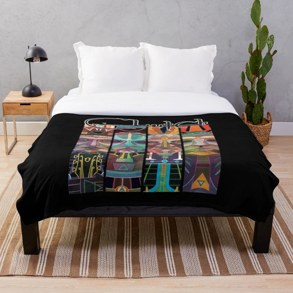 The Clutch American Rock Band Classic Plush Blanket