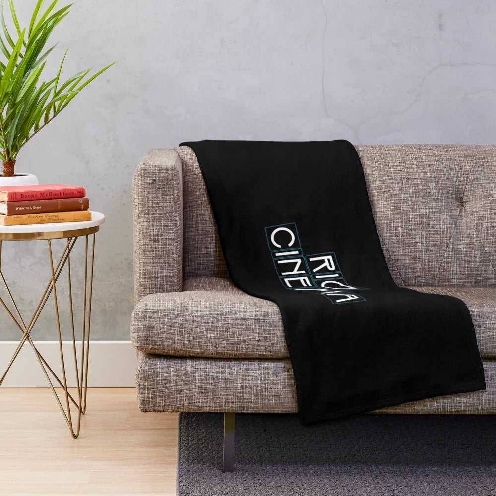 Rio Cinema logo classic design plush blanket