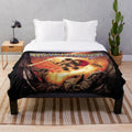 Plush blanket featuring the music of The Great Molly Hatchet