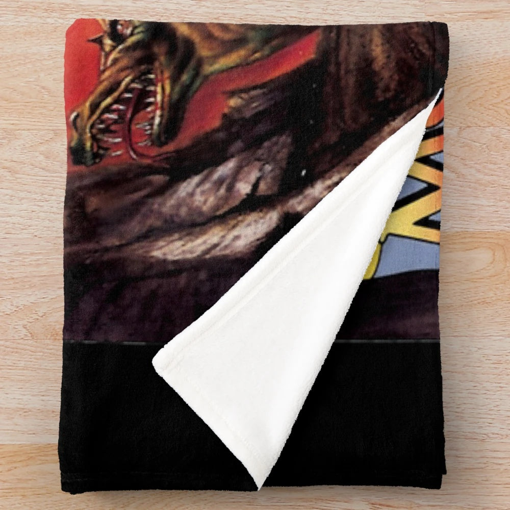 Plush blanket featuring the music of The Great Molly Hatchet