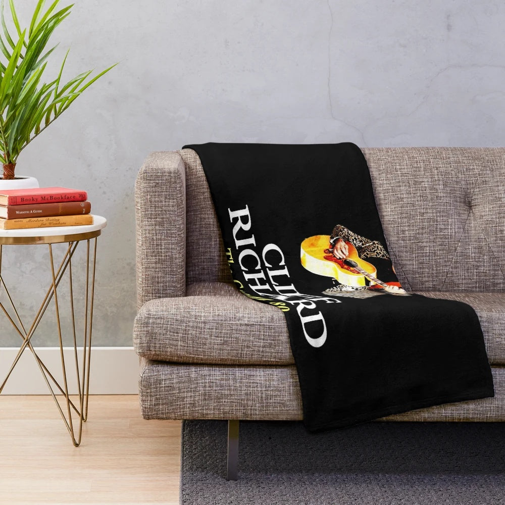 Cozy Cliff Richard Plush Blanket with Custom Design