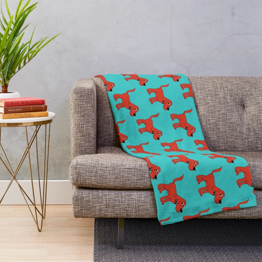 Clifford the Big Red Dog plush blanket