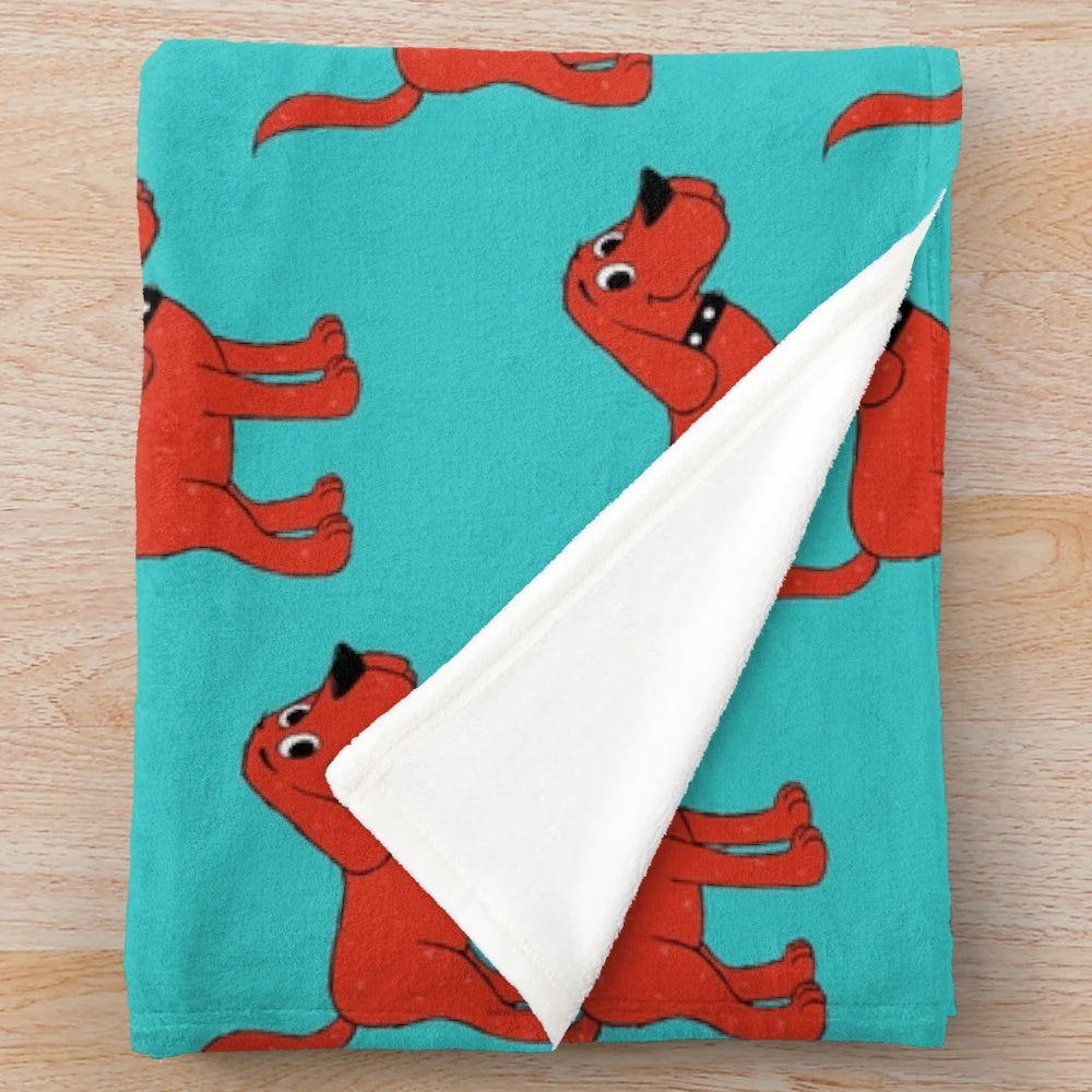 Clifford the Big Red Dog plush blanket