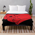 Soft and cuddly Clifford the Big Red Dog plush blanket
