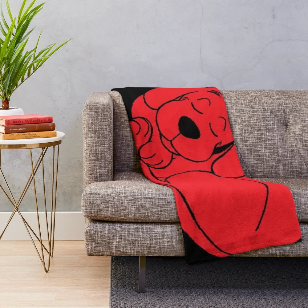 Soft and cuddly Clifford the Big Red Dog plush blanket