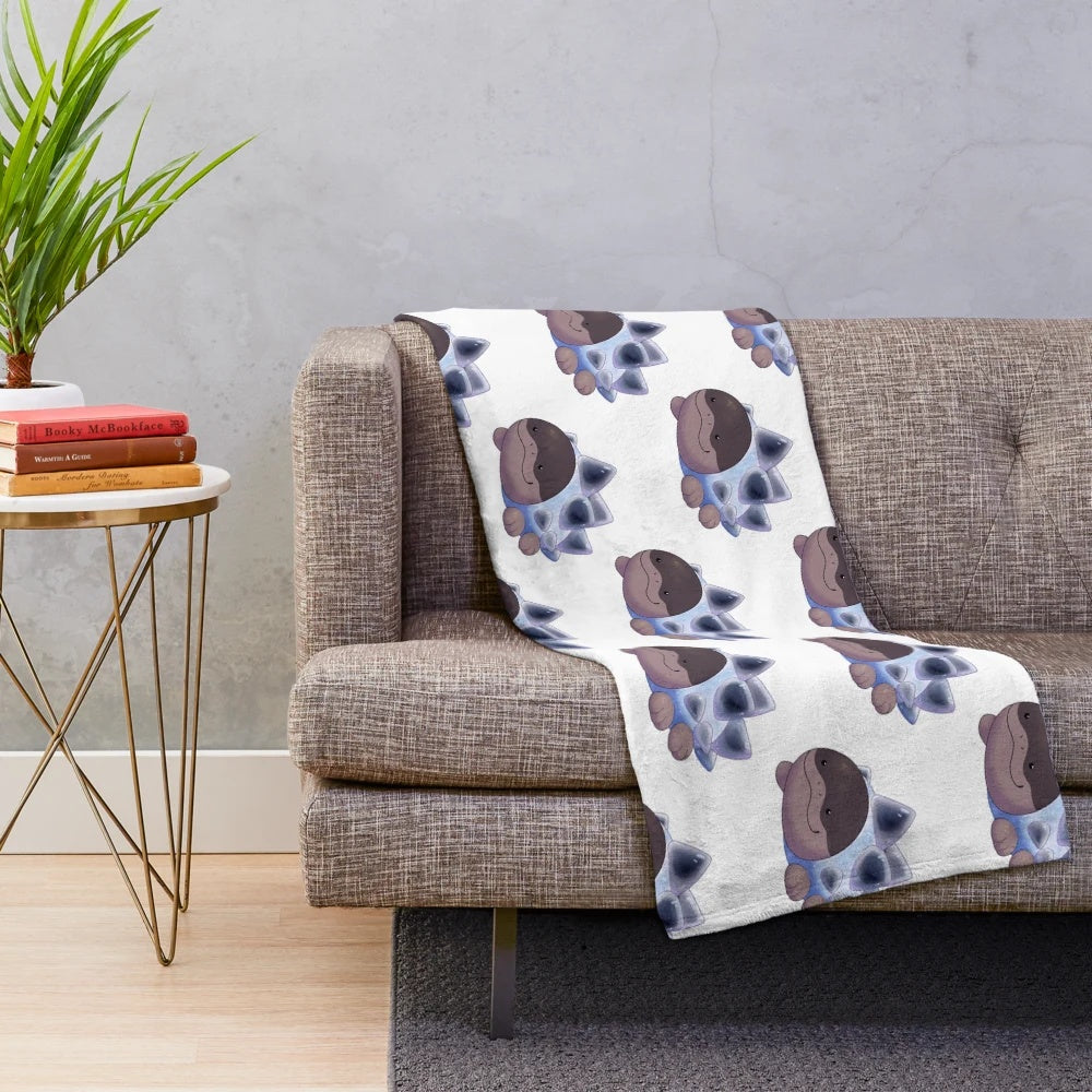 Clodsire Plush Blanket featuring a paldean wooper design