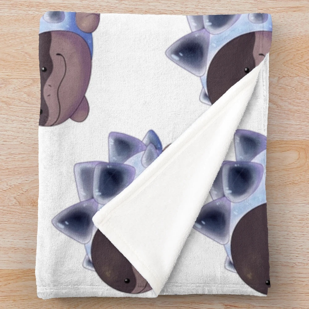 Clodsire Plush Blanket featuring a paldean wooper design