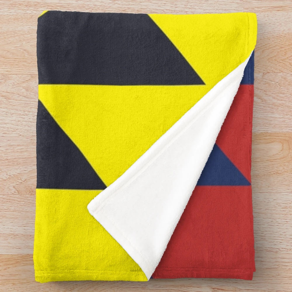 Club America themed plush blanket with team colors and logo