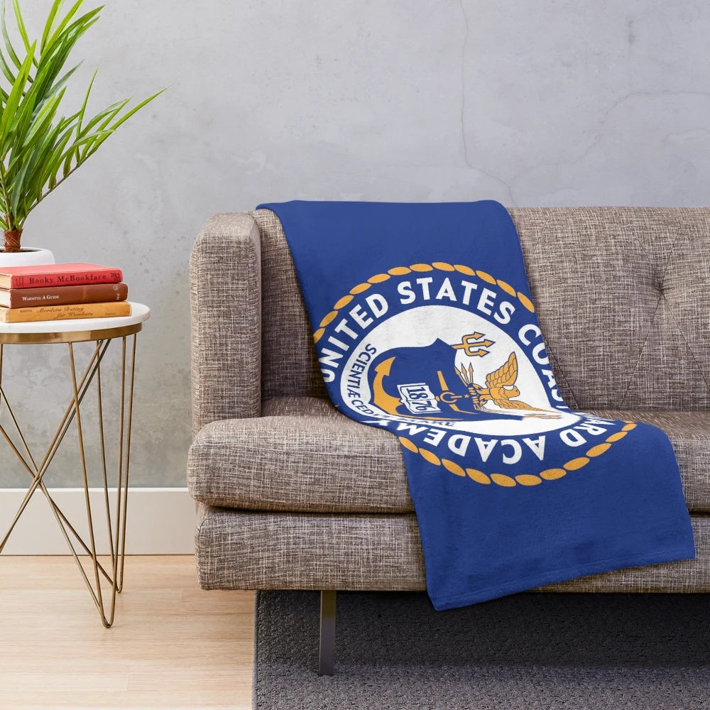 United States Coast Guard Academy Plush Blanket