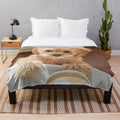 Cute cockapoo dog design plush blanket