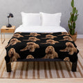 Cocker Spaniel Plush Blanket for Dog Lovers
