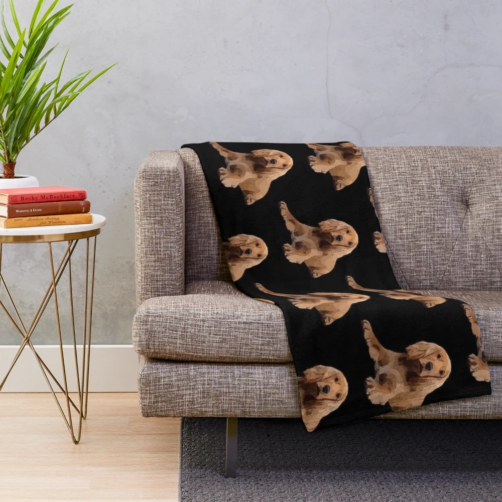 Cocker Spaniel Plush Blanket for Dog Lovers