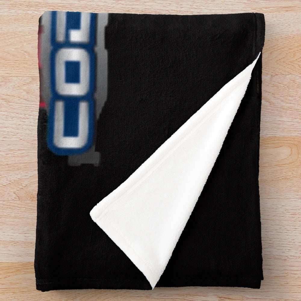Code Lyoko themed plush blanket with iconic characters