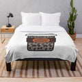 Coffee Boss Plush Blanket for Coffee Lovers and Office Decor